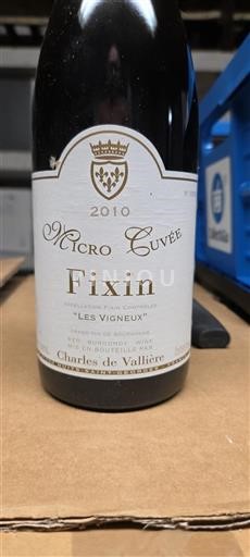Burgund Fixin Charles de Vallière Micro 2010