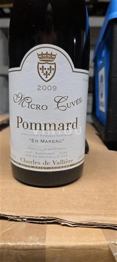 Burgund Pommard Charles de Vallière En Mareau 2009