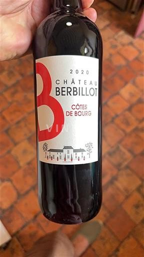Burdeos Côtes-de-bourg Château Berbillot 2020