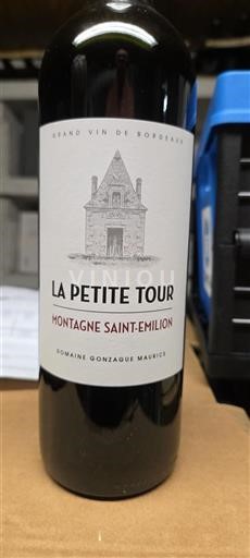 Bordeaux Montagne-saint-émilion Domaine Gonzague Maurice La Petite Tour Icke årgångsbetecknad