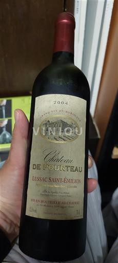 Bordeaux Lussac-saint-émilion Château Pourteau 2004