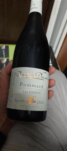 Bourgogne Pommard Domaine Desvignes Les Vignots 2018