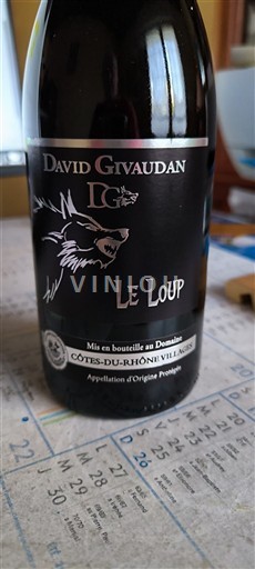 Thung lũng Rhône Côtes-du-rhône-villages David Givaudan Le Loup 2023