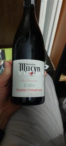 Vallée du Rhône Crozes-hermitage Domaine Mucyn Les Entrecoeurs 2019