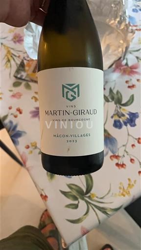 Borgogna Mâcon e Mâcon-Villages Martin Giraud 2023