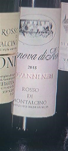 Toscana Rosso de Montalcino GIOVANNI NERI 2018