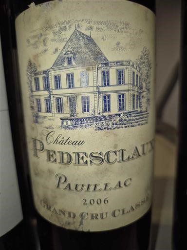 Vins Pauillac Château Pedesclaux - 2006 - Avis, conseil