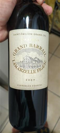 Bordeaux Saint-Émilion Grand Cru Grand Cru Grand Barrail Lamarzelle Figeac 2009