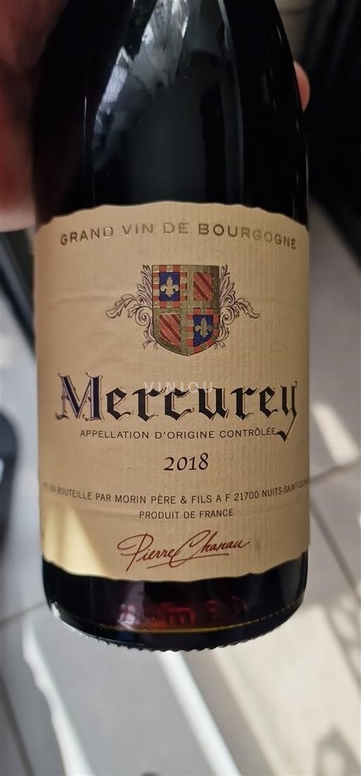 Borgoña Mercurey Pierre Chanau 2018
