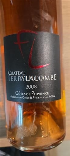 Provansa Côtes-de-Provence Château Ferry Lacombe 2008