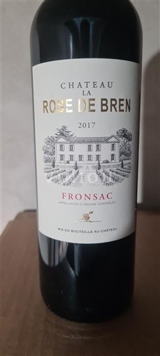 Bordo Фронсак Château La Rose de Bren 2017