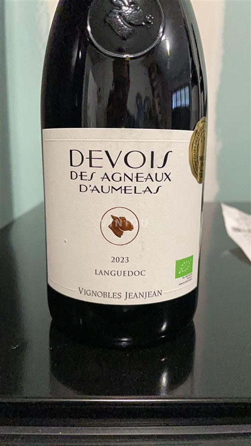 Languedoc Vignobles Jeanjean Devois des Agneaux d'Aumelas 2023