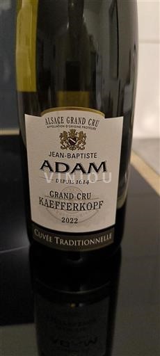Alsace Không được chỉ định Grand Cru Jean-Baptiste Adam Traditionnelle 2022