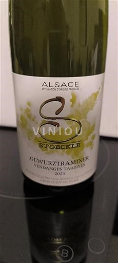 Alsace Vendanges Tardives Stoeckle 2023