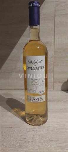 Roussillon Muscat de Rivesaltes Domaine Cazes 2016