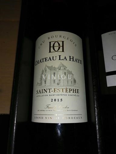 Burdeos Saint-Estèphe Château La Haye 2015