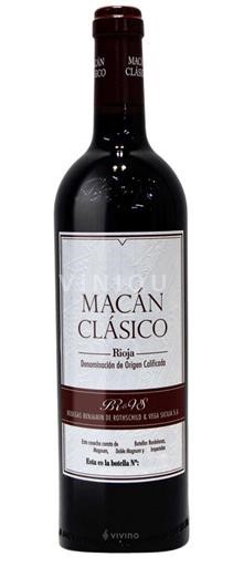 La Rioja Rioja Bodegas Benjamin de Rothschild & Vega Sicilia Macán Clásico 2020