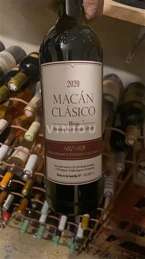 La Rioja Rioja Bodegas Benjamin de Rothschild & Vega Sicilia Macán Clásico 2020