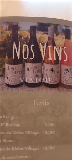 Vale do Ródano Côtes-do-ródano-villages Le Ver Libre 2021