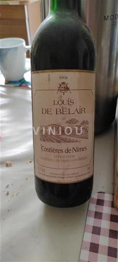 Údolí Rhôny Costières-de-Nîmes Louis de Bélair 1991