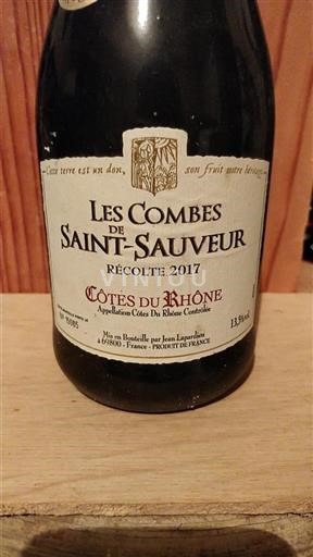 Rhône-dalen Côtes-du-Rhône Les Combes de Saint-Sauveur 2017