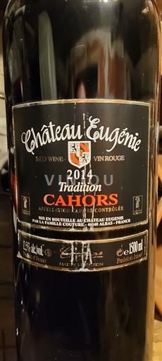 Sydvestfrankrig Cahors Château Eugénie Tradition 2014