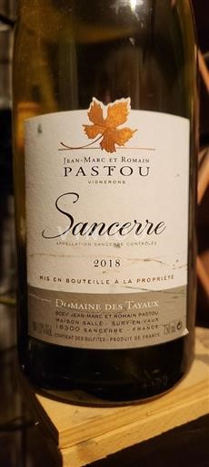 Thung lũng sông Loire Sancerre. Domaine Des Tayaux 2018