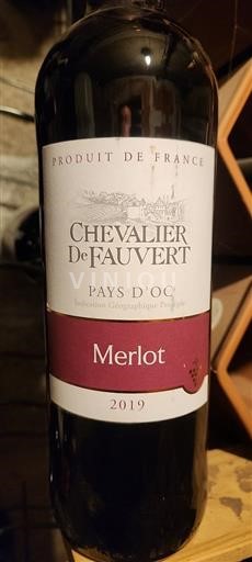Languedoc-Roussillon Pays d'Oc Chevalier de Fauvert 2019