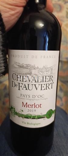 Languedoc a Roussillon Pays d'Oc Chevalier de Fauvert 2019