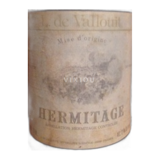 Rhône-dalen Hermitage Domaine Vallouit 1981