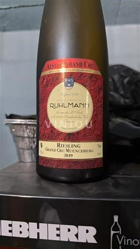 Alsácia Riesling Grand Cru Ruhlmann Grand Cru Muenchberg 2019