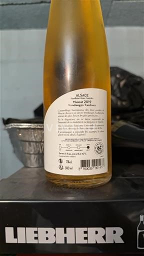 Elsass Muskat Vendanges Tardives Ruhlmann-Schutz 2019