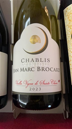 Burgundsko Chablis Jean-Marc Brocard Vieilles Vignes de Sainte Claire 2023