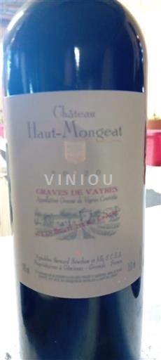 Bordoja Graves-de-vayres Château Haut-Mongeat 2020
