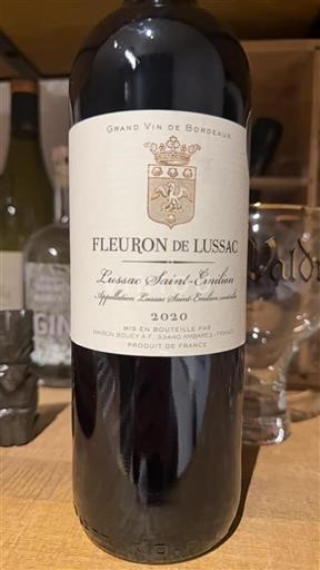 Bordeaux Lussac-saint-émilion Fleuron de Lussac 2020