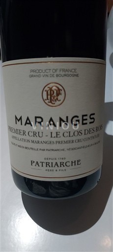 Bourgogne Maranges Premier Cru Patriarche Le Clos des Rois 2023