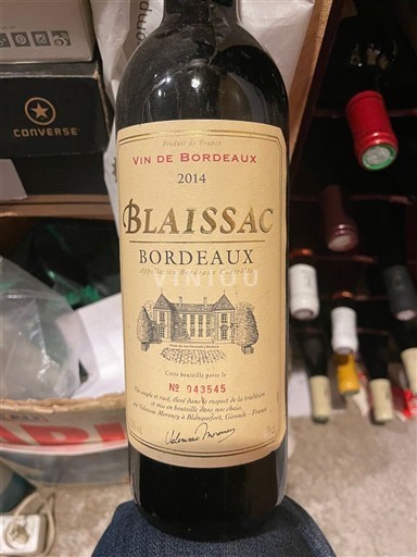 Bordeaux Blaissac 2014