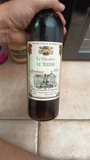 Bordeaux Le Chevalier Le Texier 2007