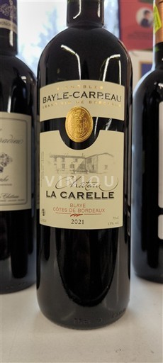 Bordeaux Côtes-de-Bordeaux Château La Carelle 2021