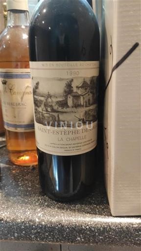 Bordeaux Saint-Estèphe Saint-Estèphe de Calon La Chapelle 1990