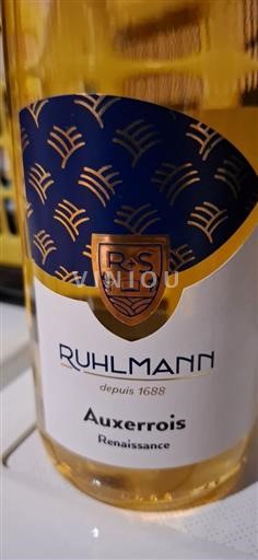 Alsace Auxerrois Ruhlmann-Schutz Renaissance 2021
