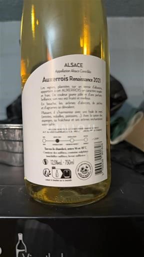 Elsass Auxerrois Ruhlmann-Schutz Renaissance 2021