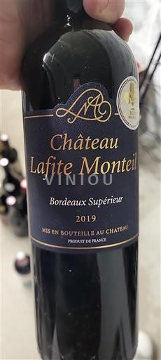 Burdeos Bordeaux superior Château Lafite Monteil 2019
