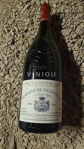 Rhône-dalen Châteauneuf-du-Pape Domaine Villeneuve Les Vieilles Vignes 2016