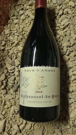 Rhône-dalen Châteauneuf-du-Pape Mouriesse Vinum Tour d'Ambre 2019