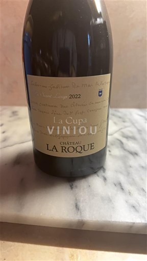 Vine Rouge sec La Cupa Château La Roque 2022 Frankrig Languedoc Pic-saint-loup AOC