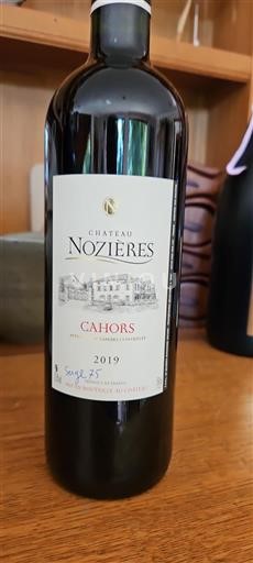 South West Cahors Château Nozières 2019