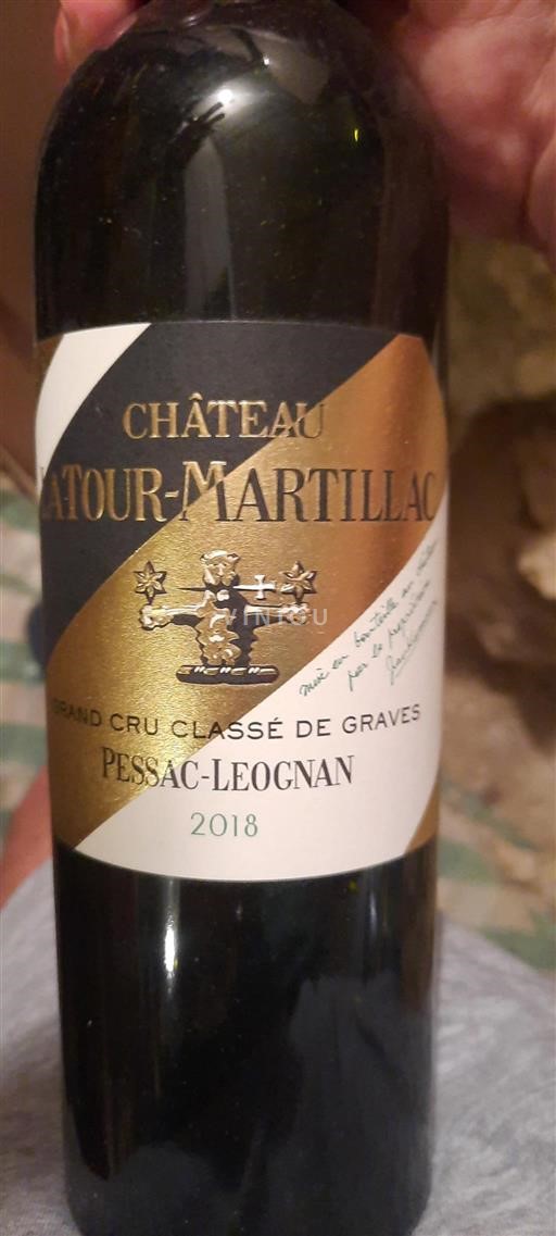Bordeaux Pessac-Léognan Grand Cru Château Latour-Martillac 2018