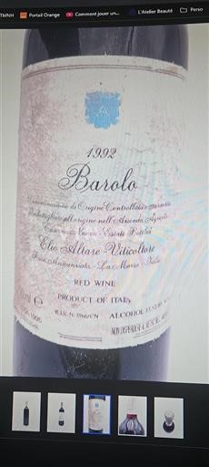 Piedmont Wines Barolo Elio Altare Viticoltore 1992