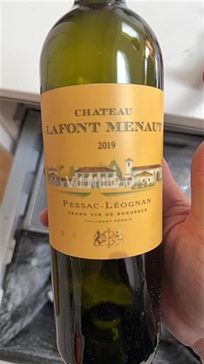 Bordeaux Pessac-Léognan Grand Cru Château Lafont Menaut 2019